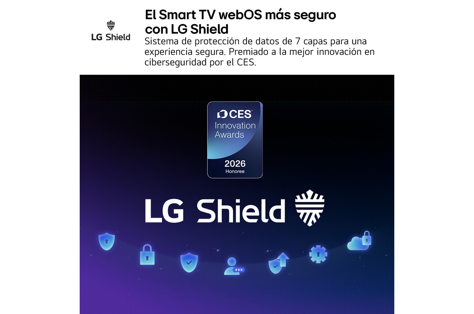 The 2026 CES Innovation Awards Honoree badge in the Artificial Intelligence category recognizes Multi-AI search with Google Gemini and Microsoft Copilot.